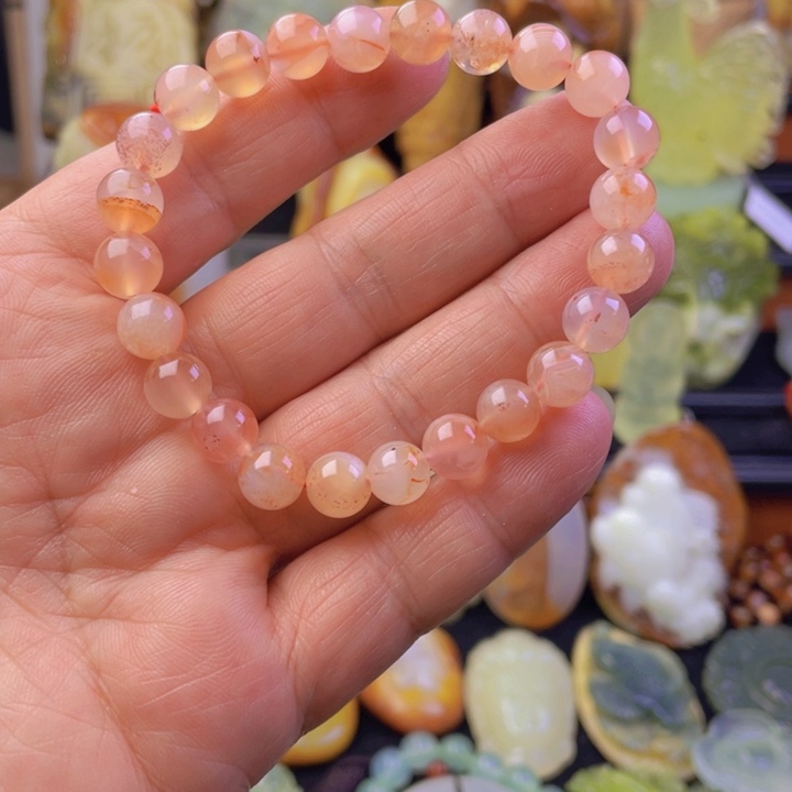 未镶嵌蛇纹石玉手链