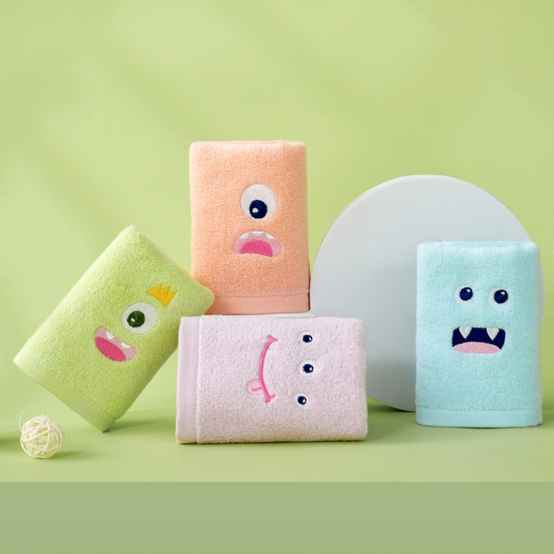全棉柔软吸水不掉毛家用童巾