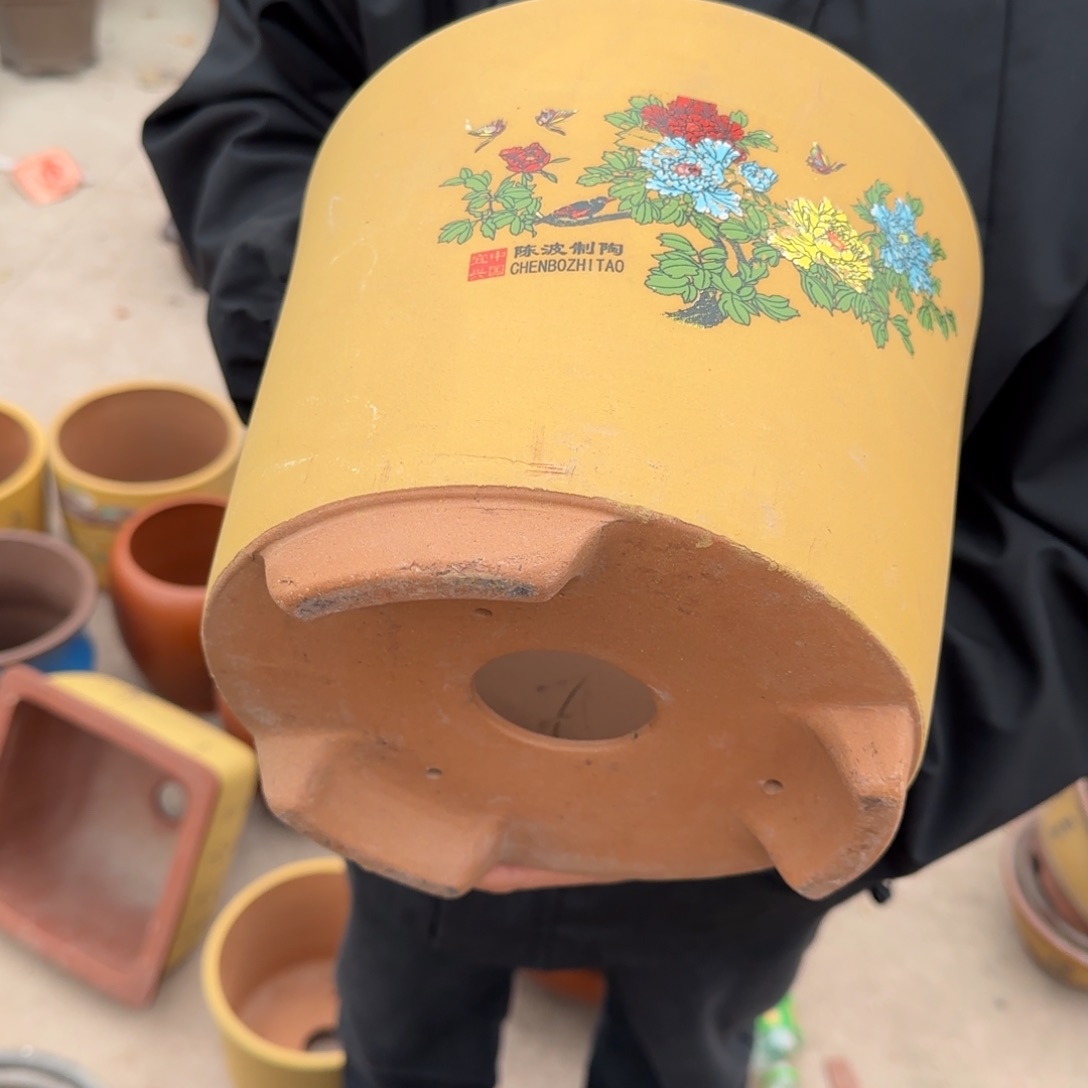 紫砂花盆口径17.13口径