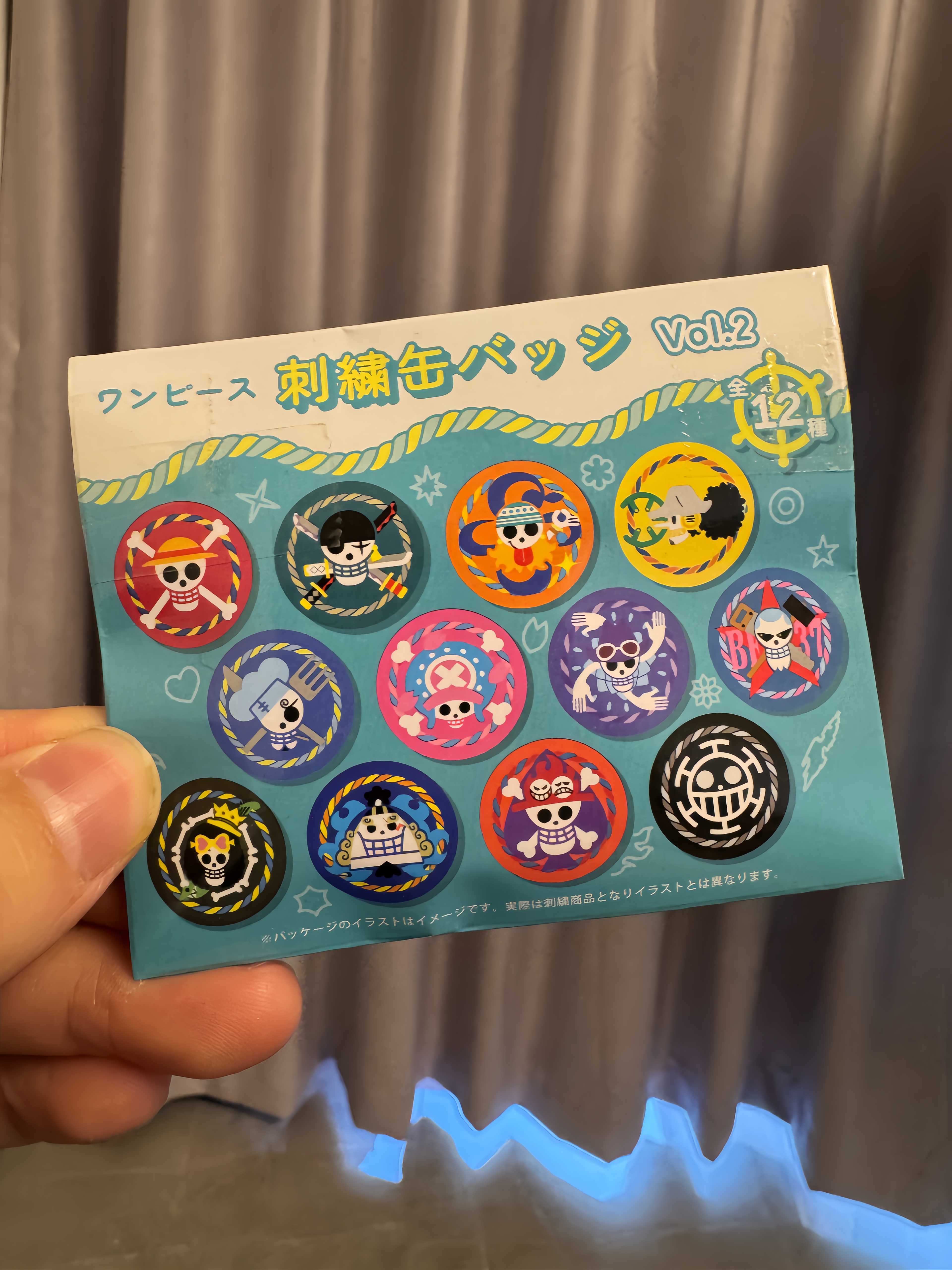 【日谷】海贼王刺绣吧唧第二弹 草帽屋涩谷限定 默认代拆