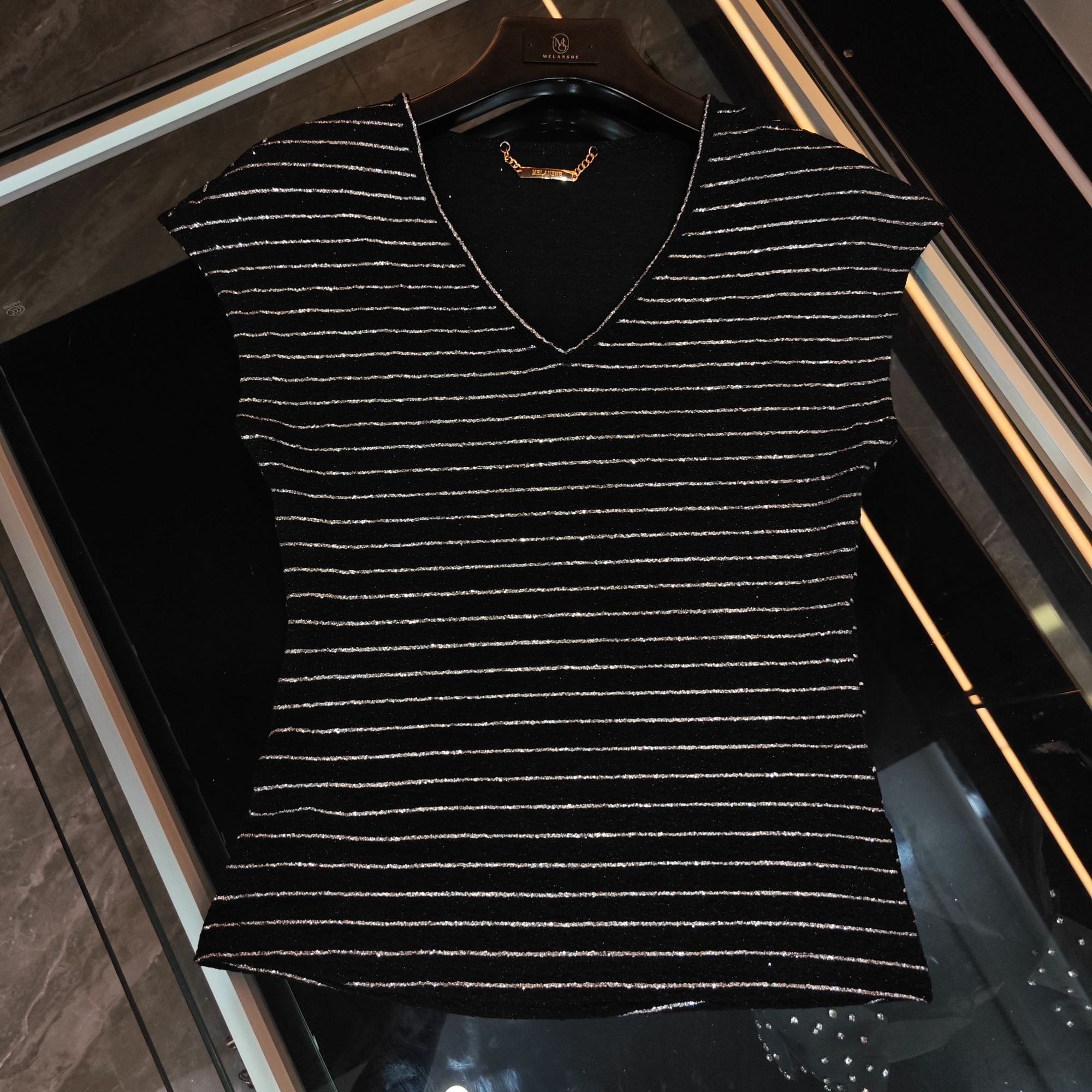 收腰型常规款清新风夏季短袖2025年春季