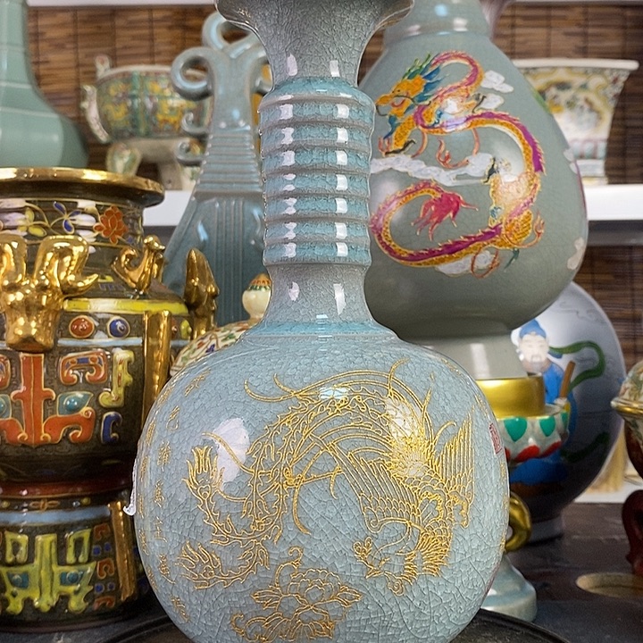 摆件瓷器真的很漂亮