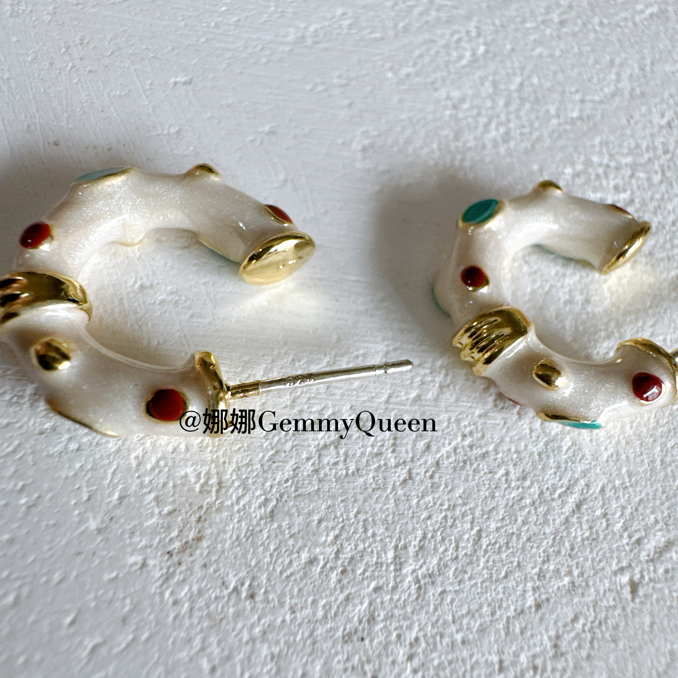 铜合金珐琅耳饰 娜娜GemmyQueen耳环GQ05674
