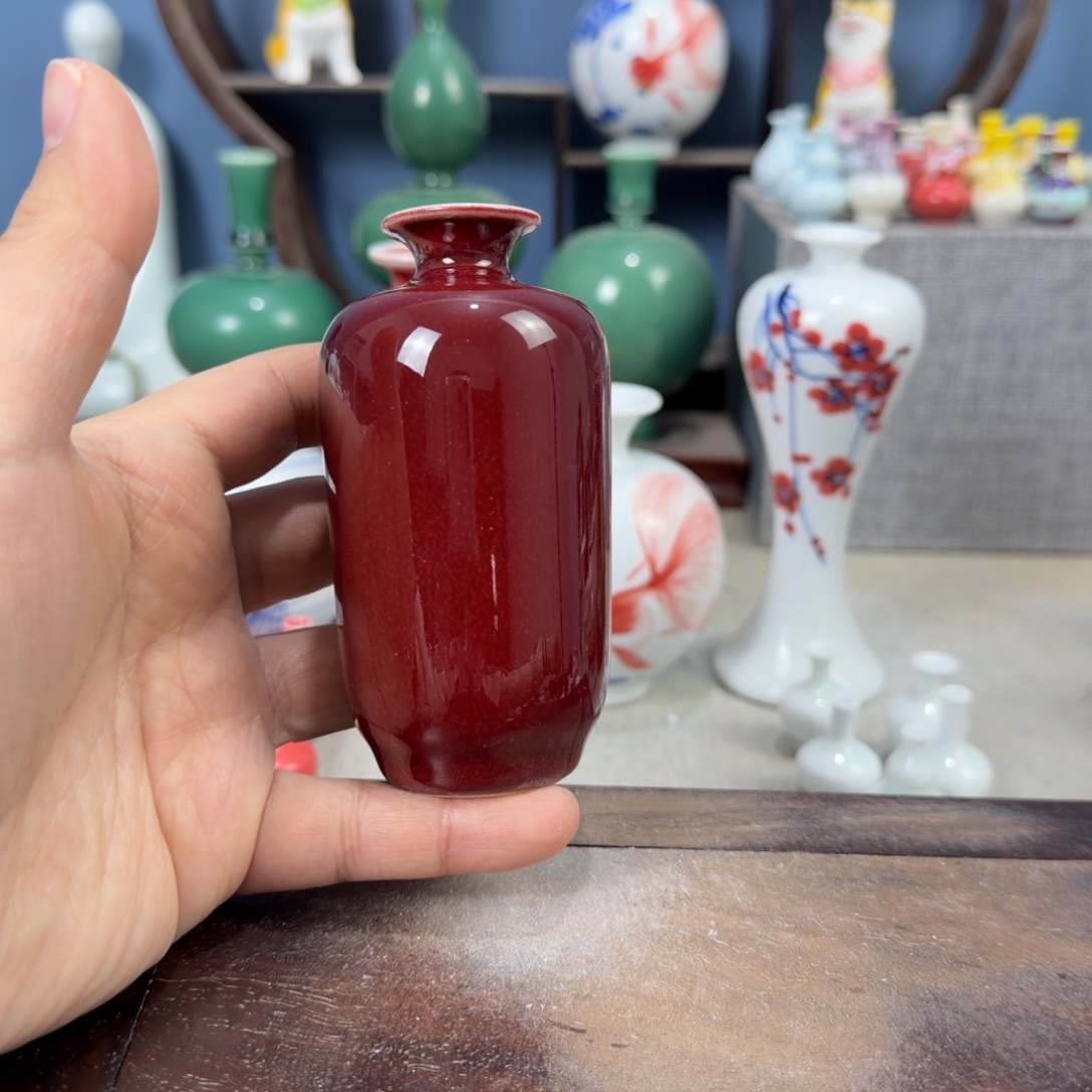陶瓷手工小花器摆件