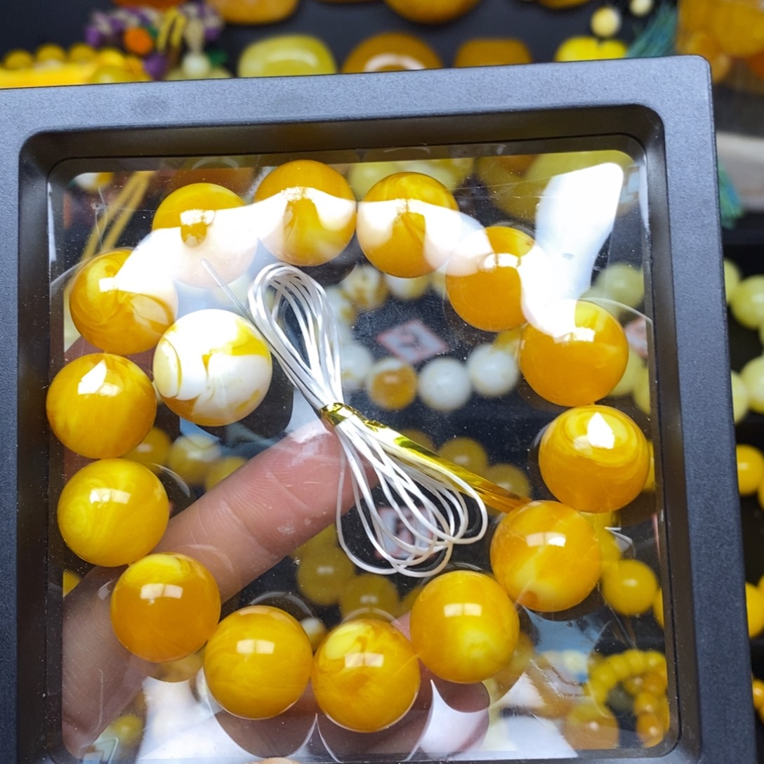 揭***明老蜡色16手串一条