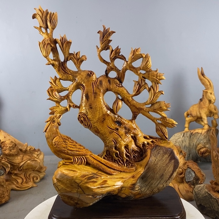 柏木（崖柏）清***水玉兰花