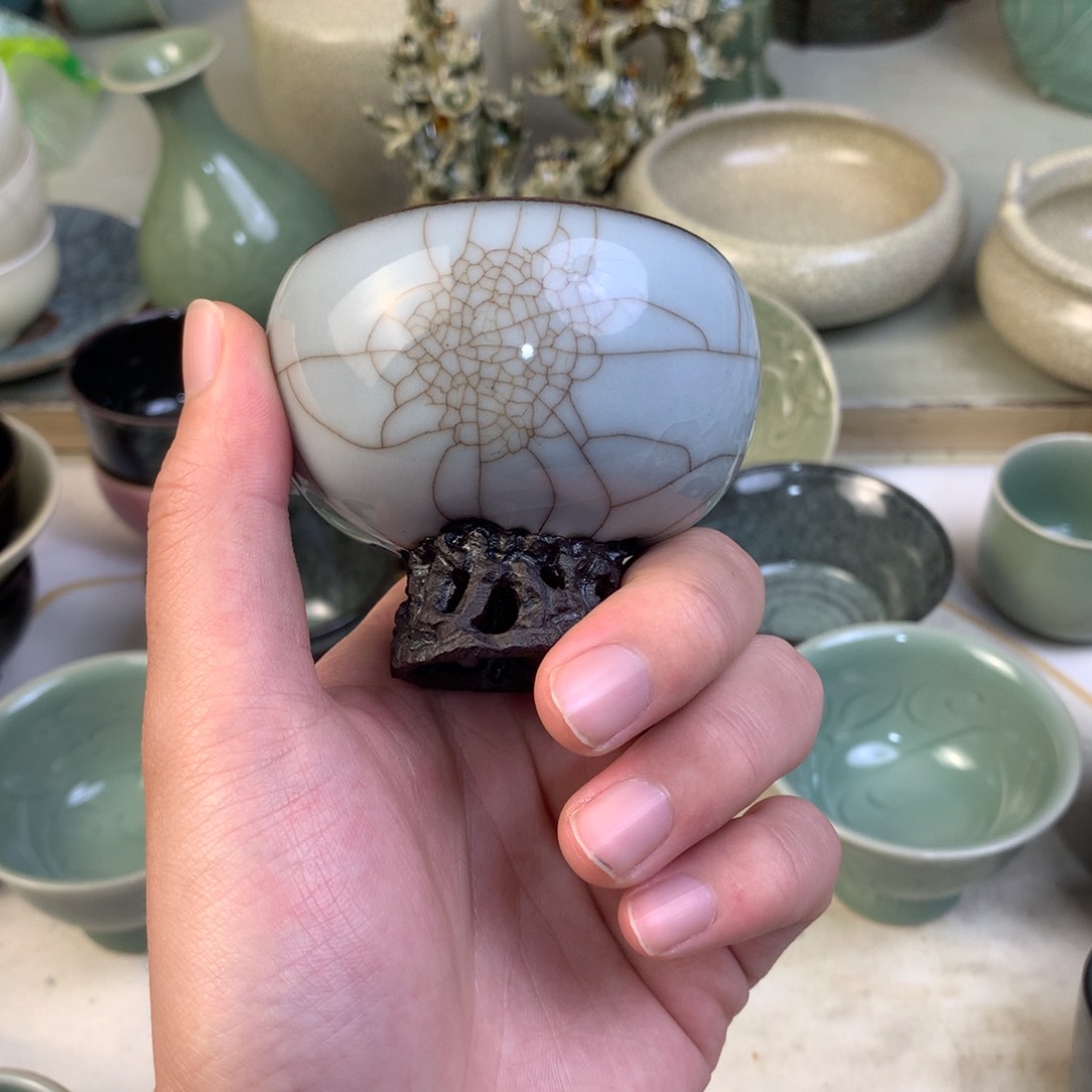 杯俞***铭龙泉青瓷龙泉路上的