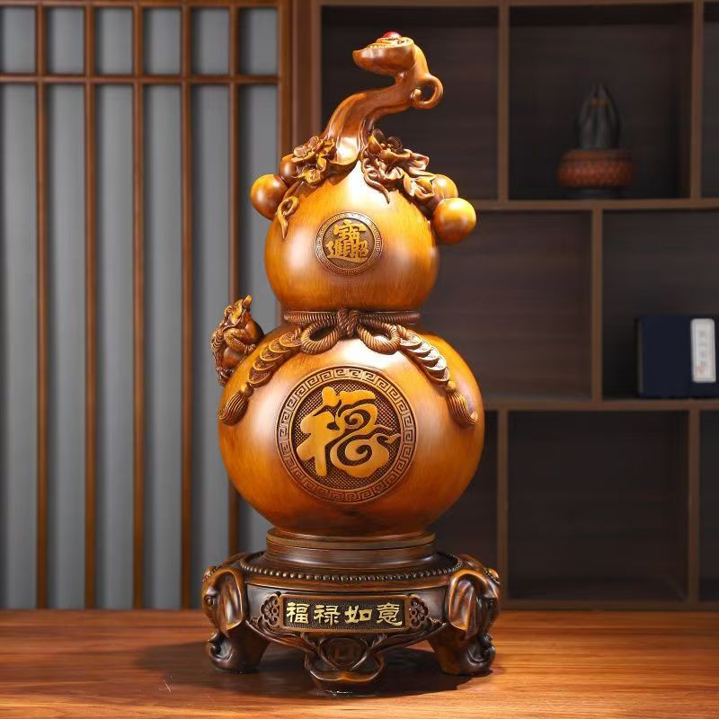 旋转葫芦适合客厅电视柜桌面装饰开业乔迁送礼约长20高40