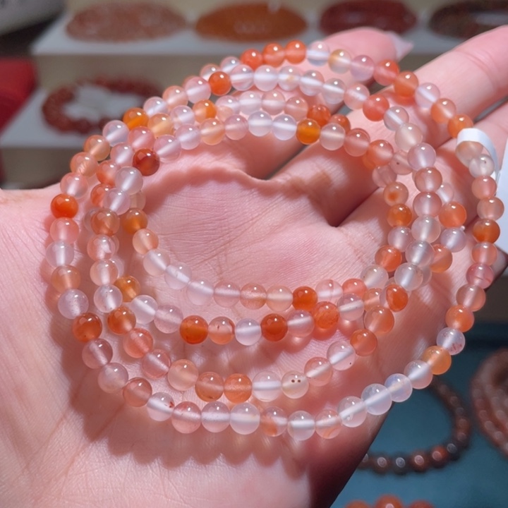 南红玛瑙手串未镶嵌