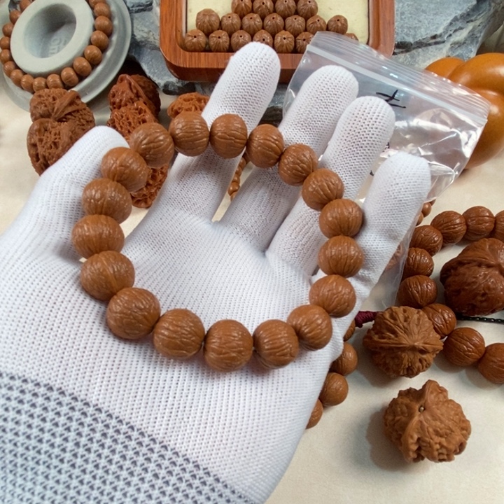 吊坠猴头核桃三维同尺凤羽14