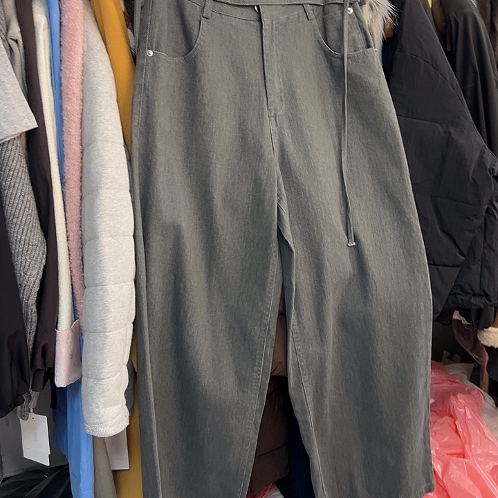 饿****模特自留 腰带深灰色牛仔裤M