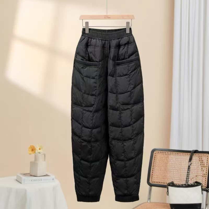 【运费补贴】不臃肿哈伦裤加绒加厚款高腰棉裤加绒冬季秋冬加肥