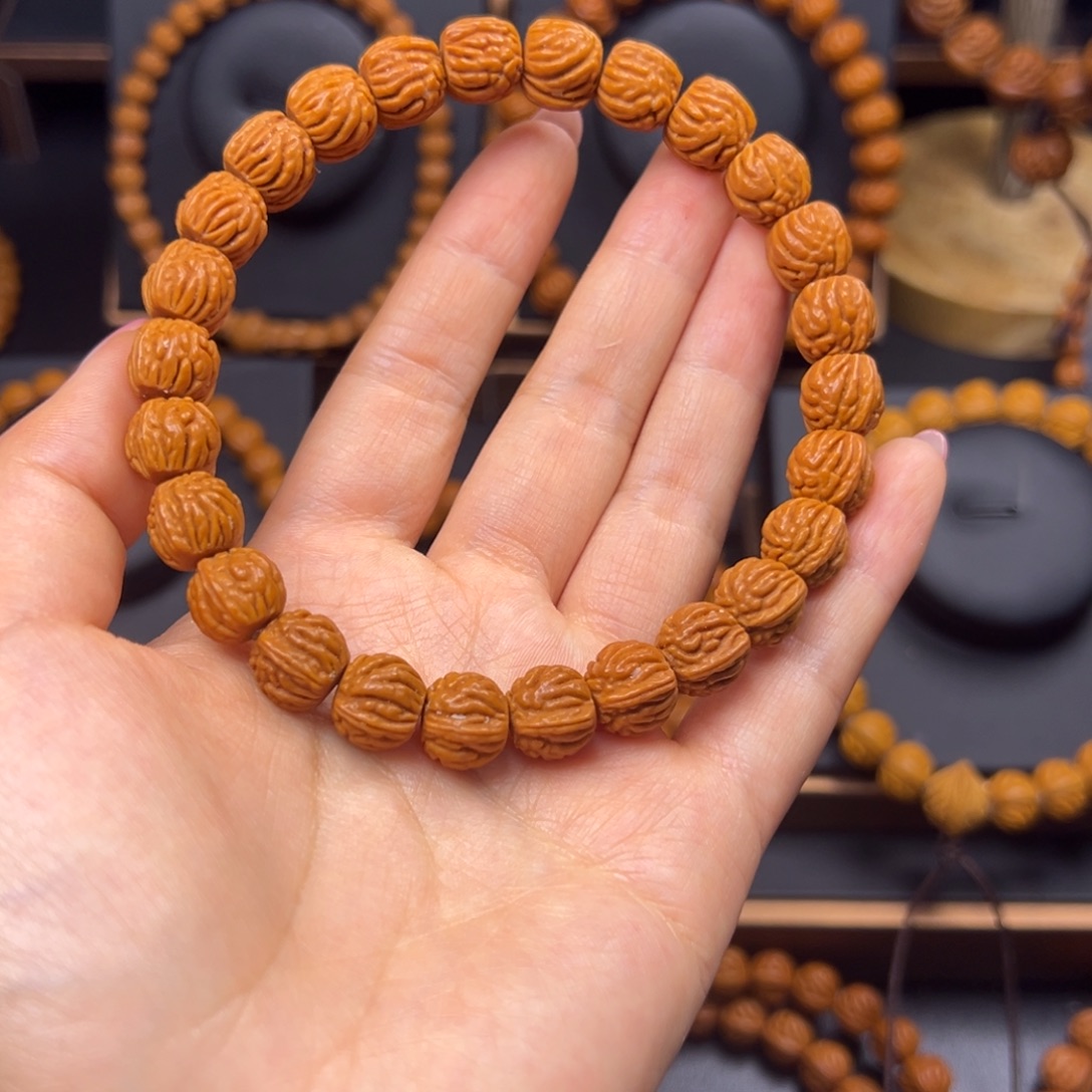 桃核手串火龙纹11手串