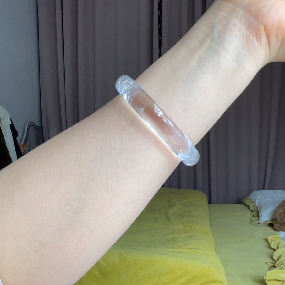 水晶手镯59圈口2号未镶嵌