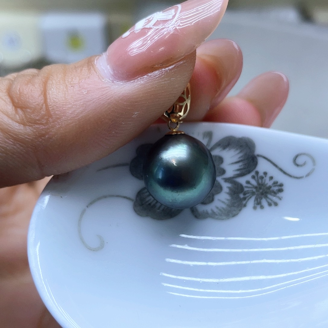 海水珍珠颈饰18K金镶嵌