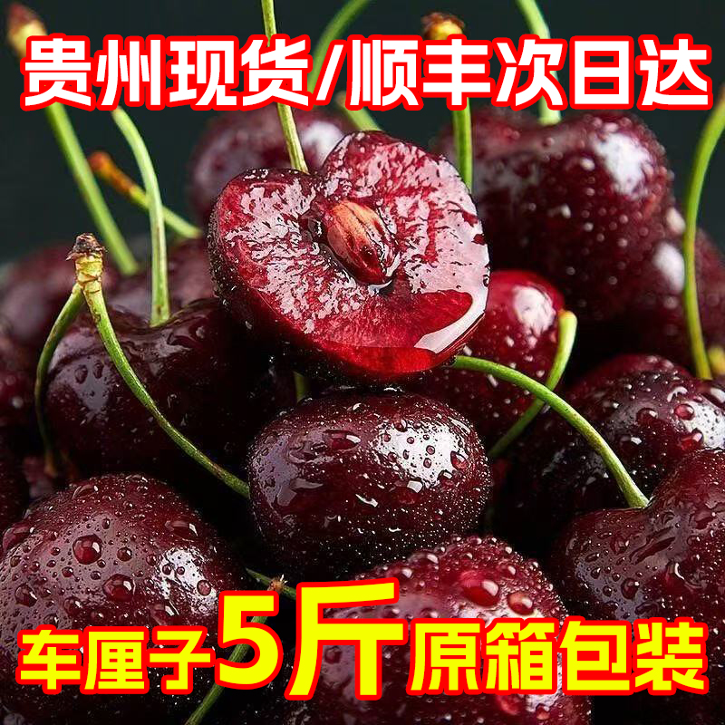 （贵州现货）3J5斤现货顺丰包邮桑缇娜智利车厘子原箱礼盒