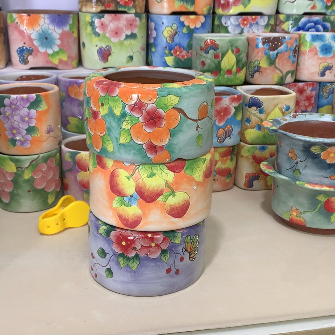 福利正品红陶花盆