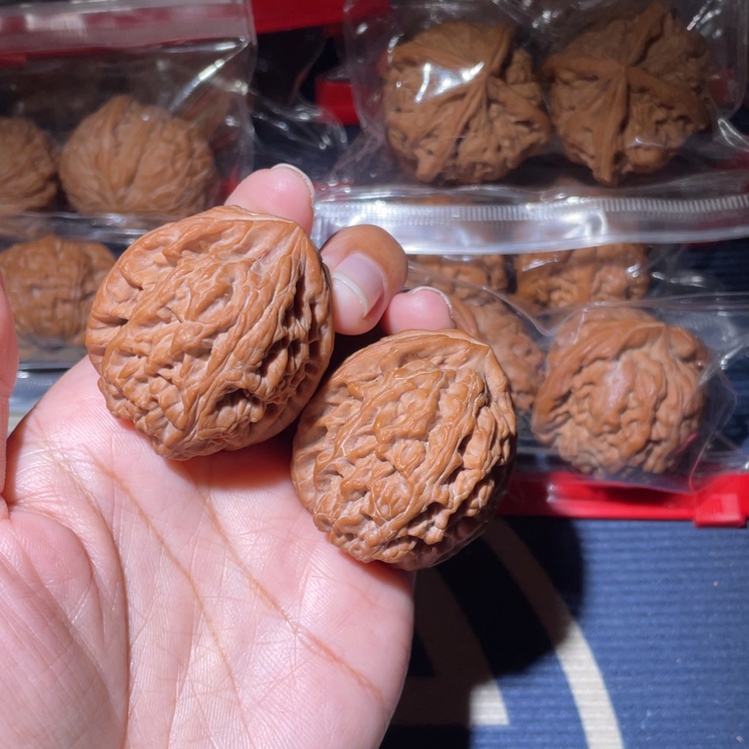 B***d吊坠文玩核桃红锦鲤42