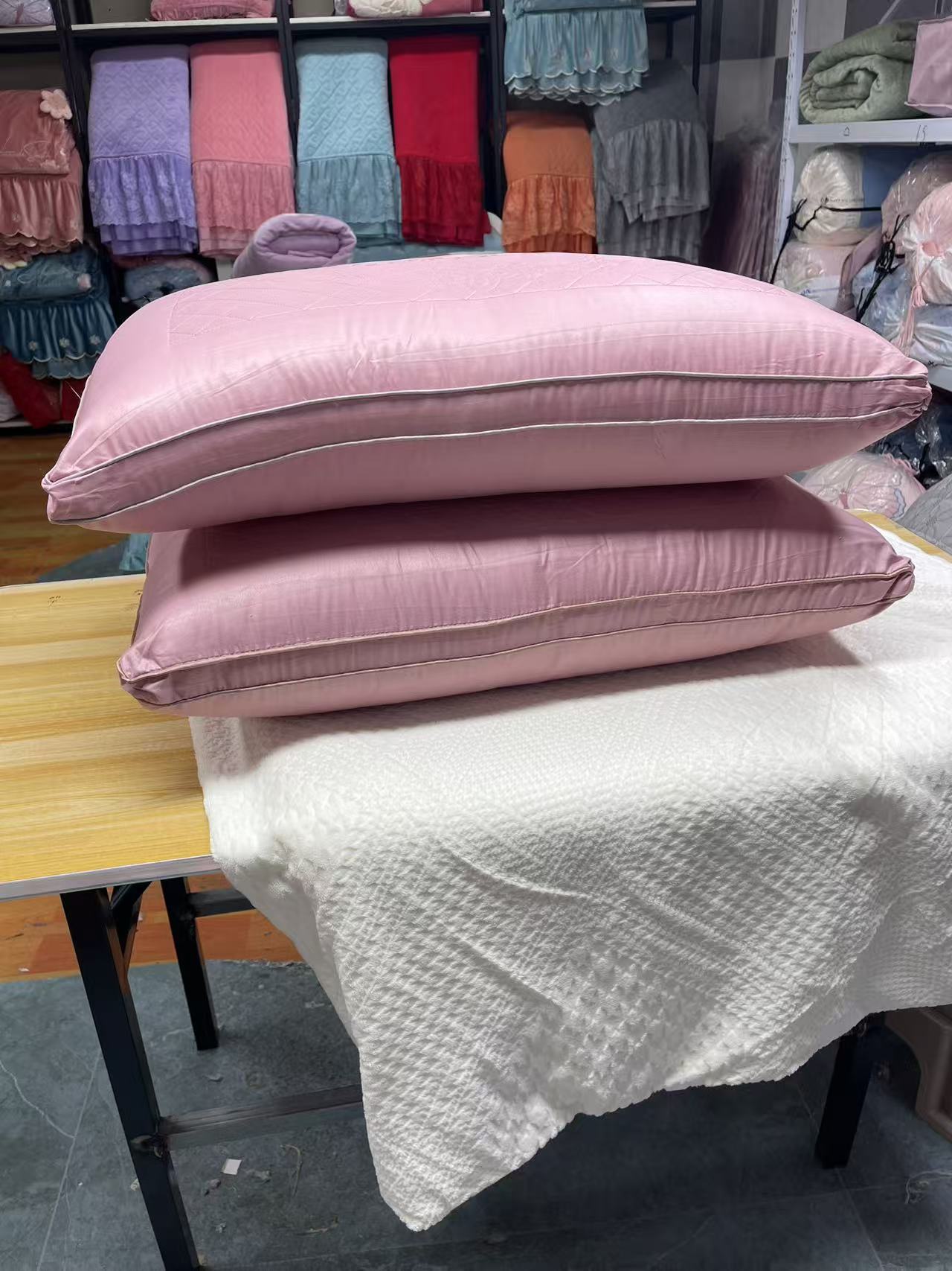 可机洗48*74cm枕头枕芯学生成人单人透气颈椎枕不塌陷变形助睡眠