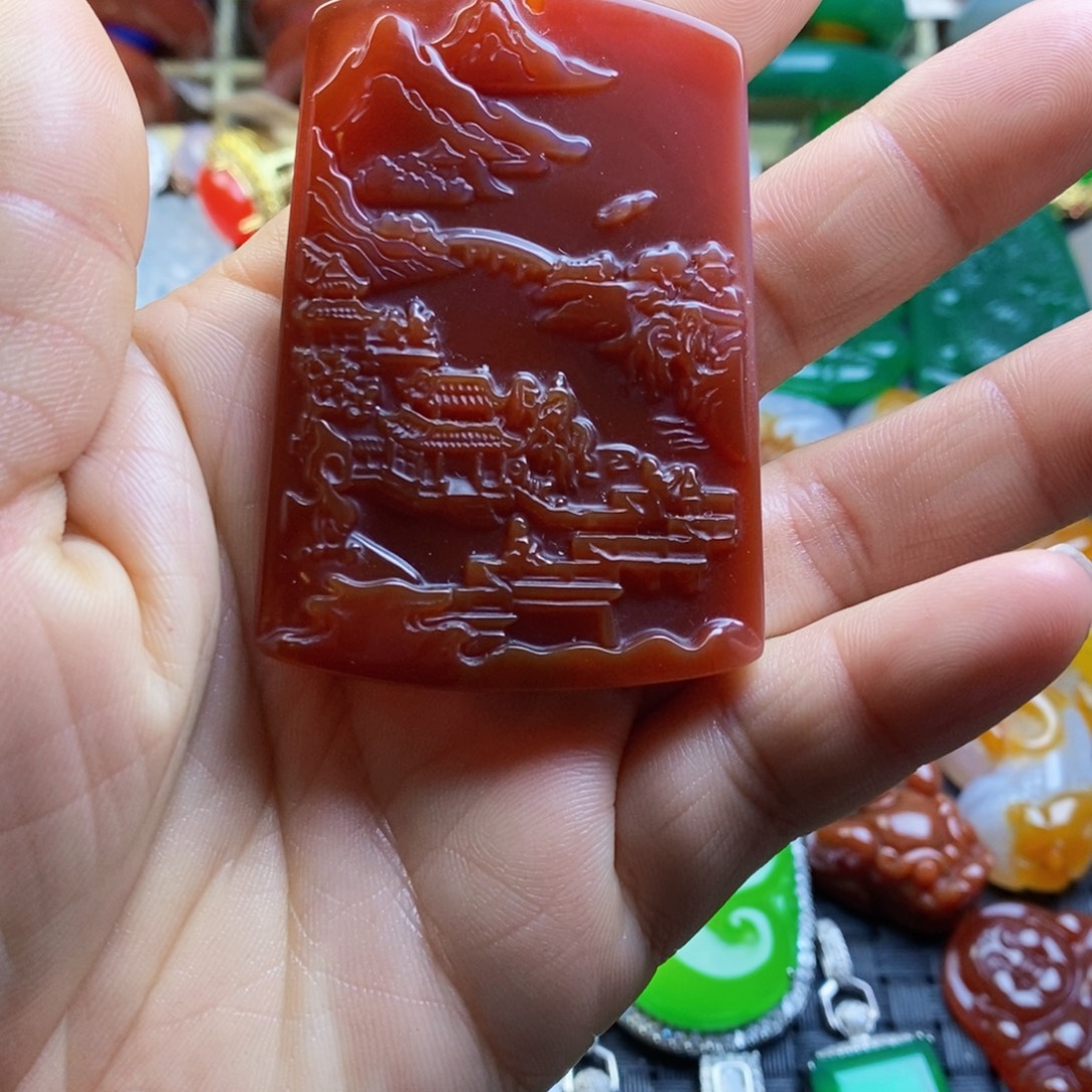 玛瑙/玉髓未镶嵌颈饰