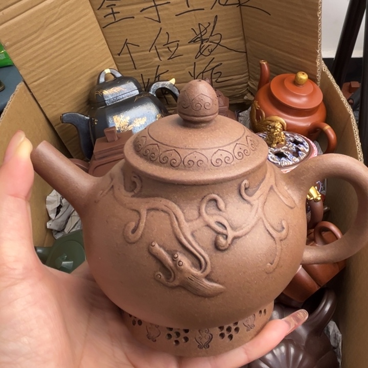 听***影茶壶段泥紫砂壶等各种造型