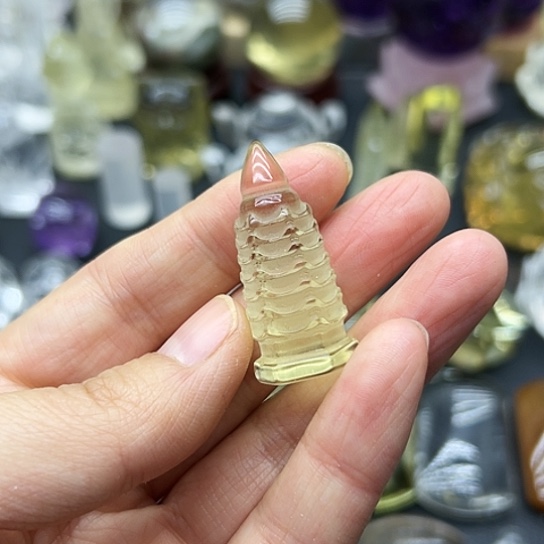 水晶吊坠(不含链)未镶嵌吊坠