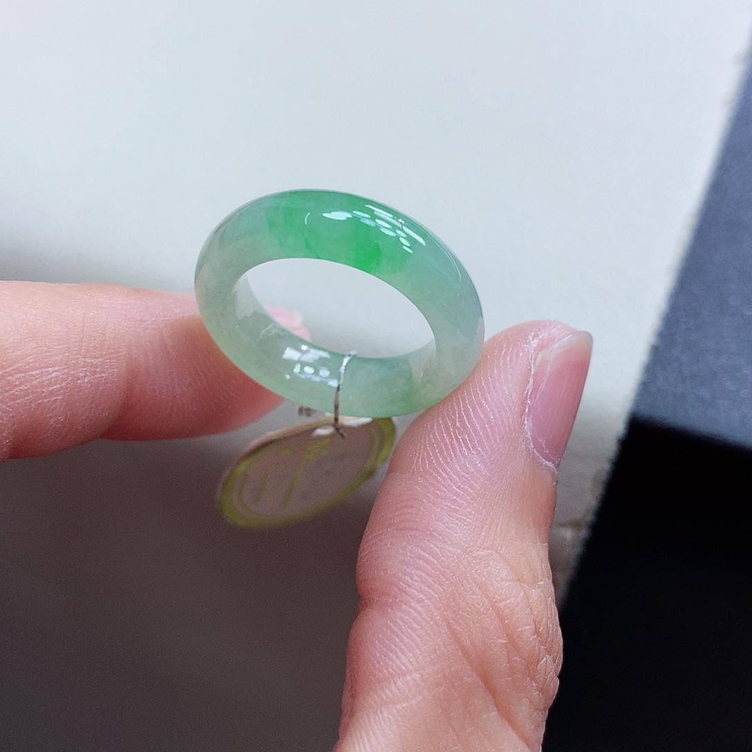 未镶嵌戒指翡翠李*子12-13号