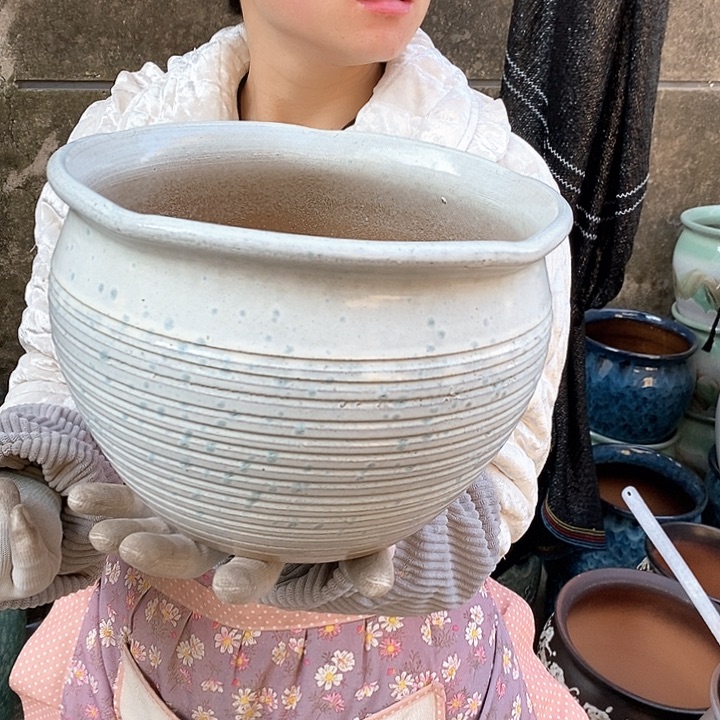 紫砂花盆正品口25高18