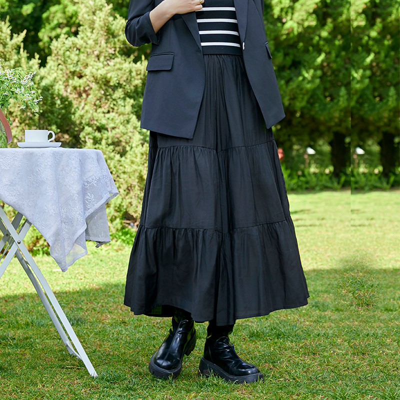 朵以2025春季新款裤裙阔腿裤纱裙39DC249077