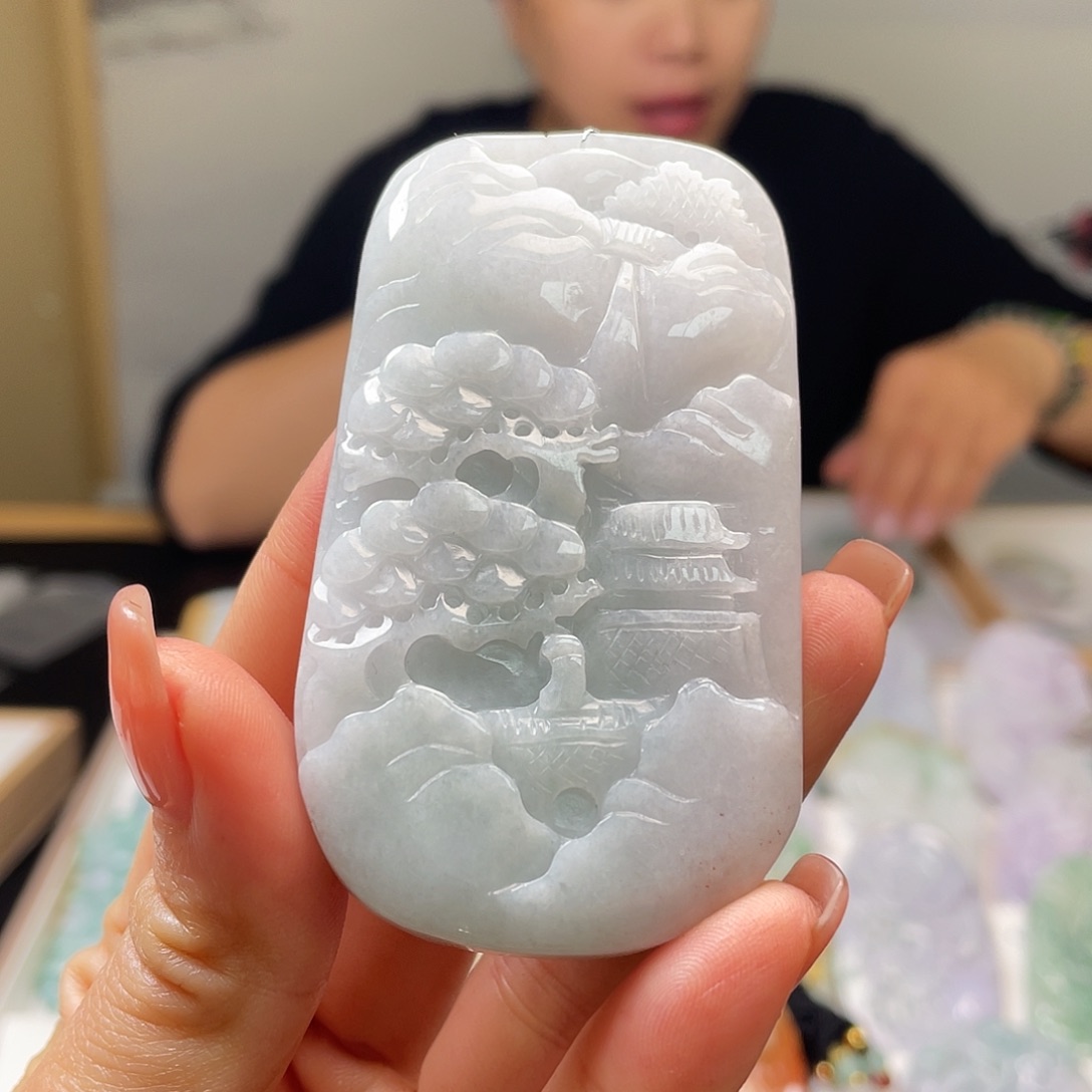 翡翠吊坠(不含链)未镶嵌