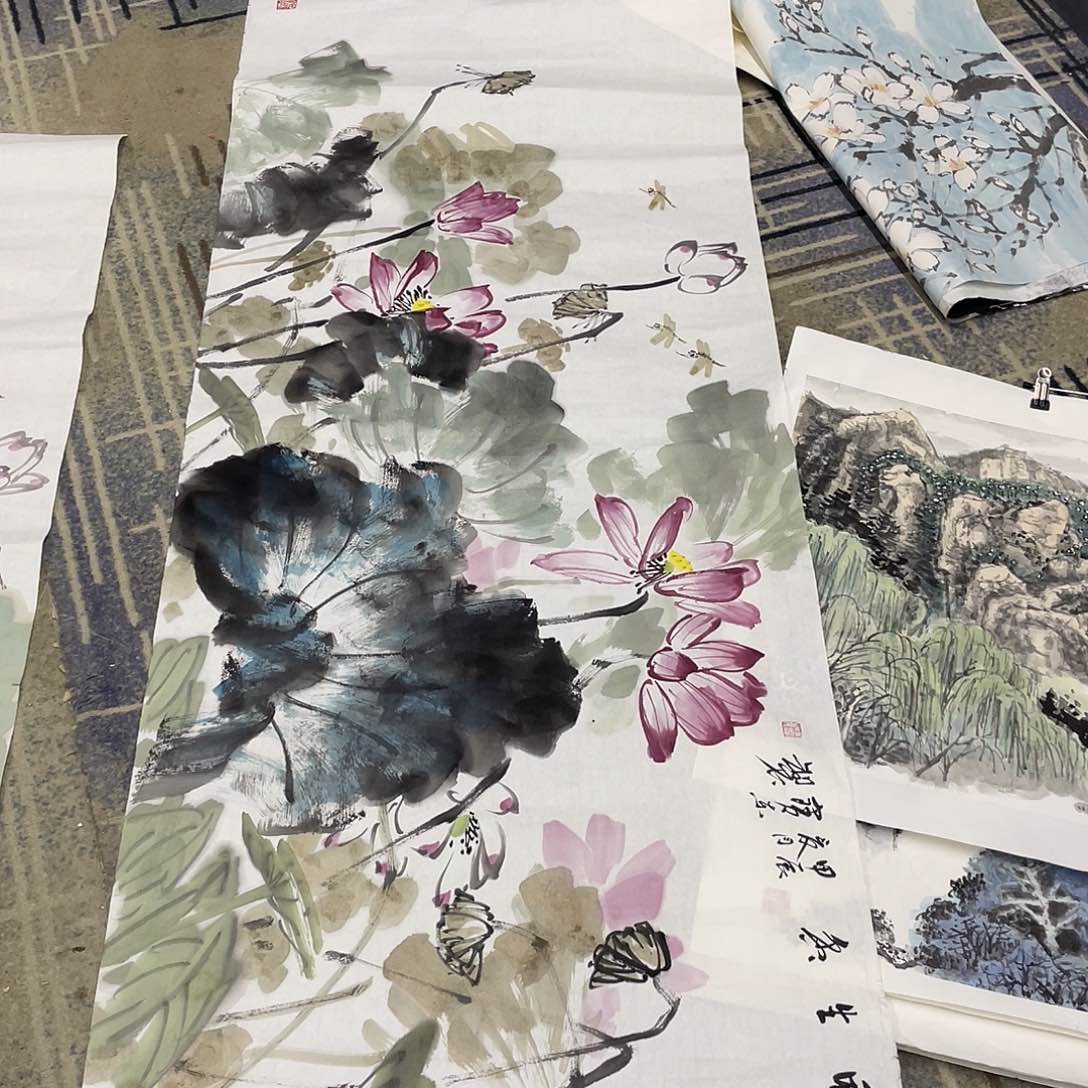 国画胡*林小六作品花鸟111111