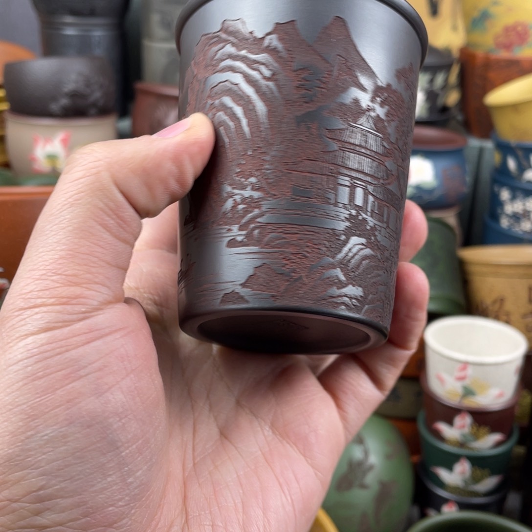 紫砂茶杯紫砂茶杯