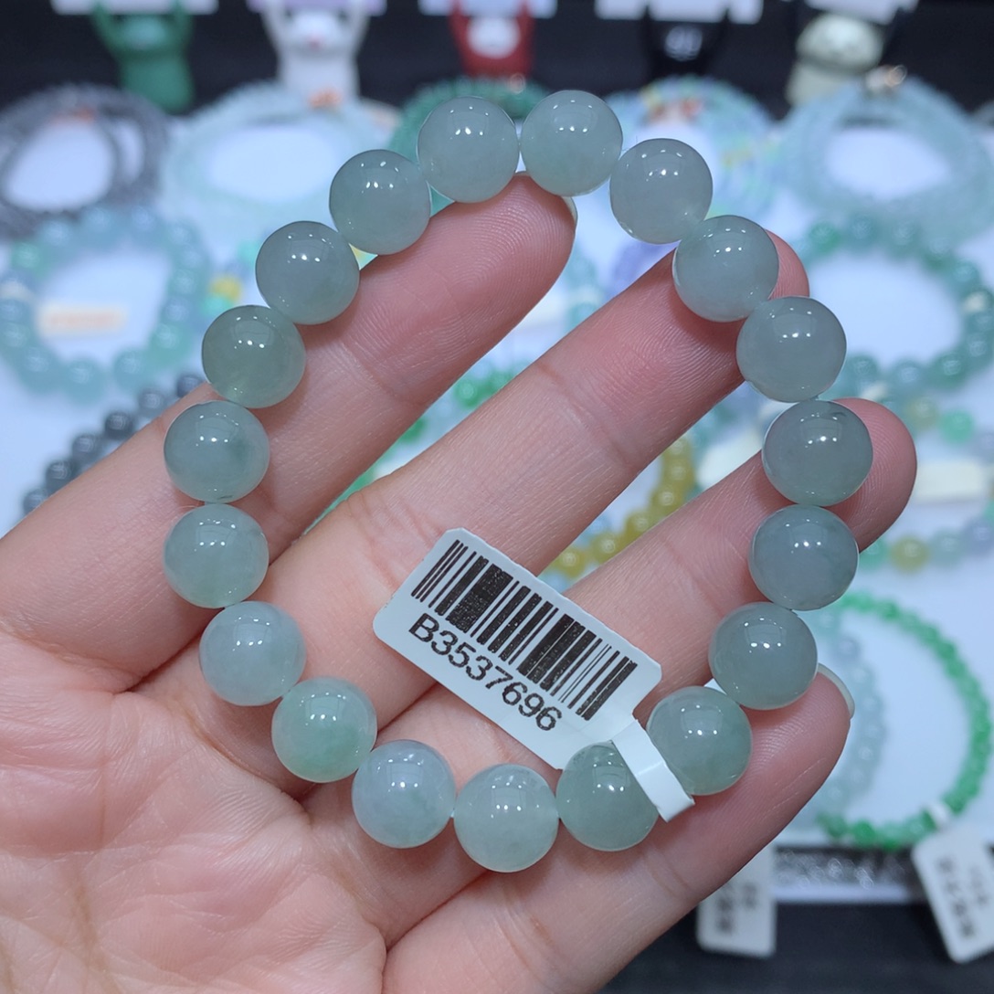 翡翠未镶嵌手串天然