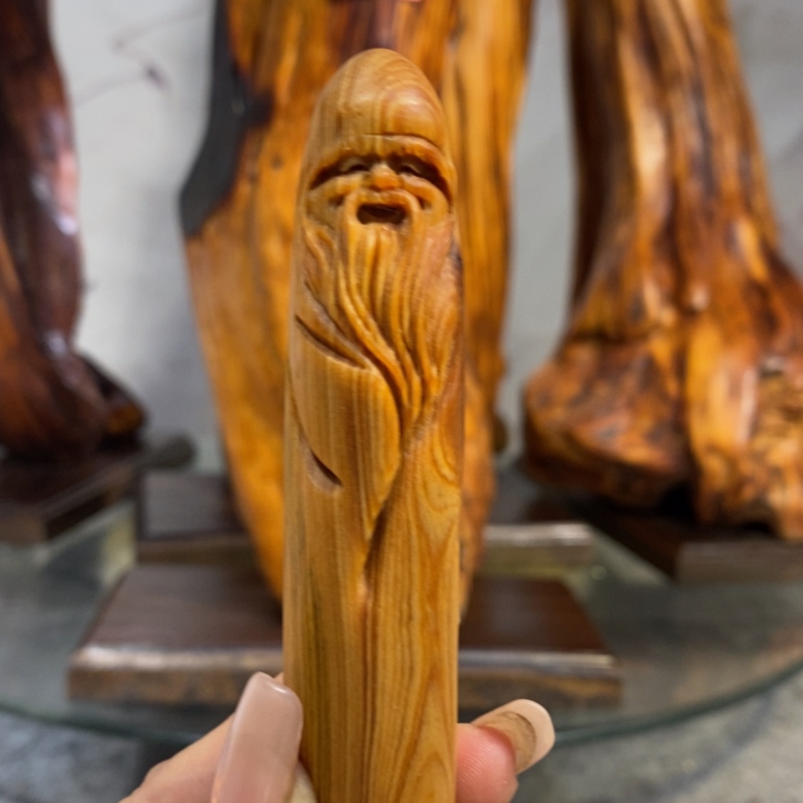 【闪购商品】柏木（崖柏）根雕木雕工艺品摆件创意，满十送一手把件