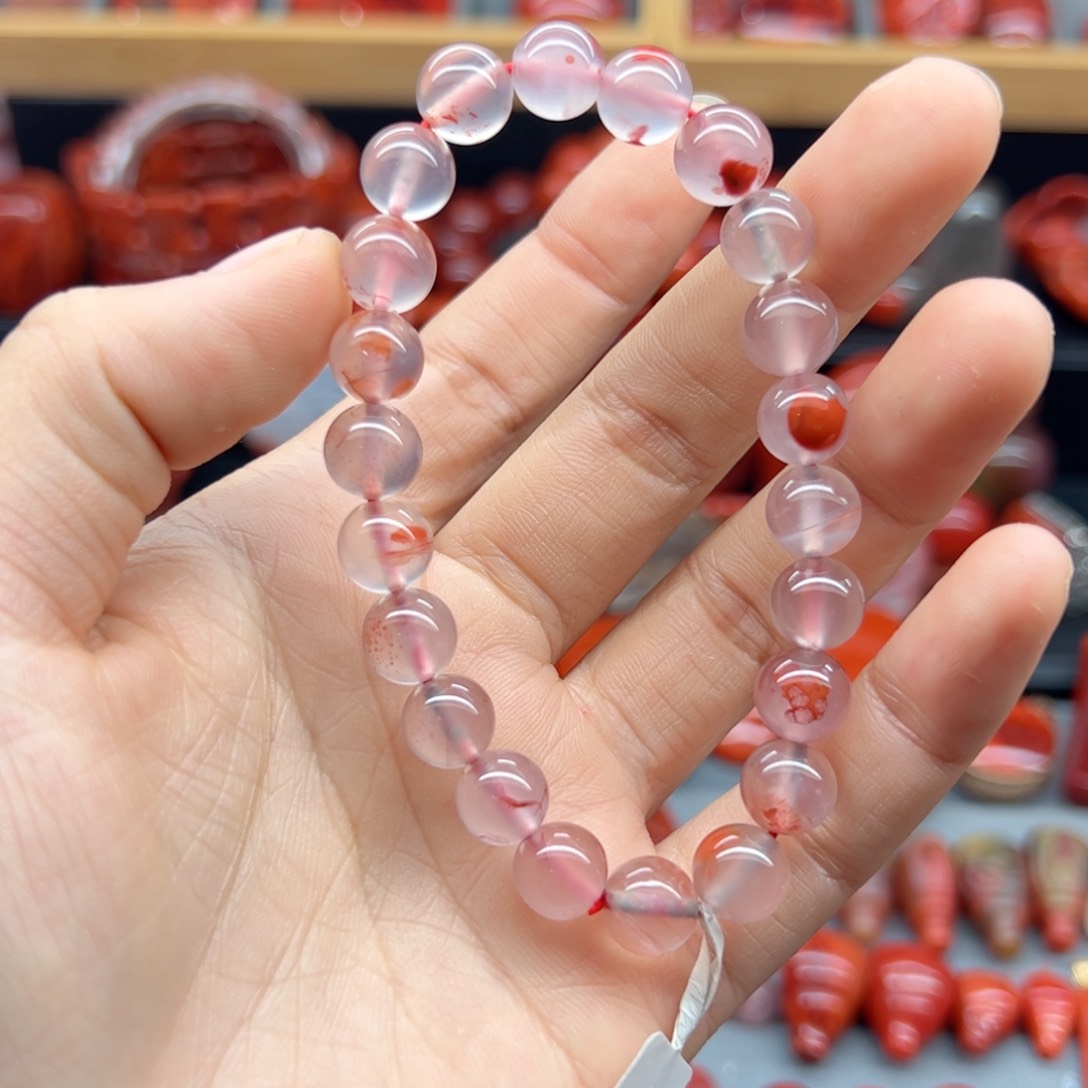 南红玛瑙配饰未镶嵌8.5mm