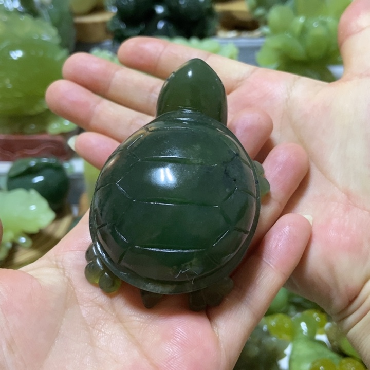 【闪购商品】蛇纹石玉把件未镶嵌