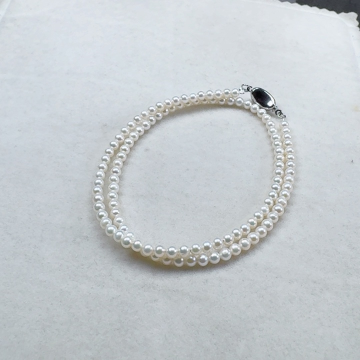 淡水珍珠项链定制带扣头1未镶嵌炜*