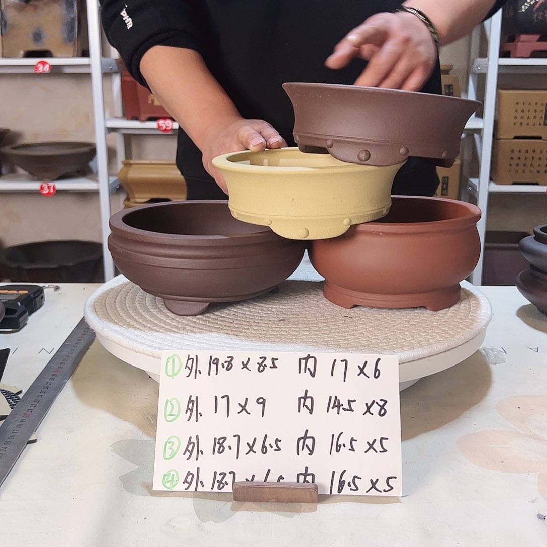 紫砂紫砂花盆哈哈