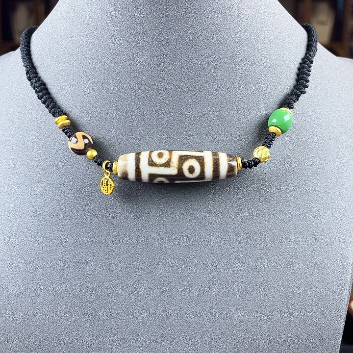 玛瑙/玉髓颈饰合金