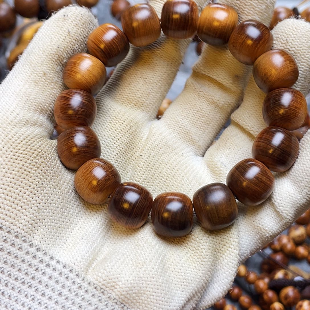 柏木手串/手链太行崖柏陈化131.4 老型黑油骨料