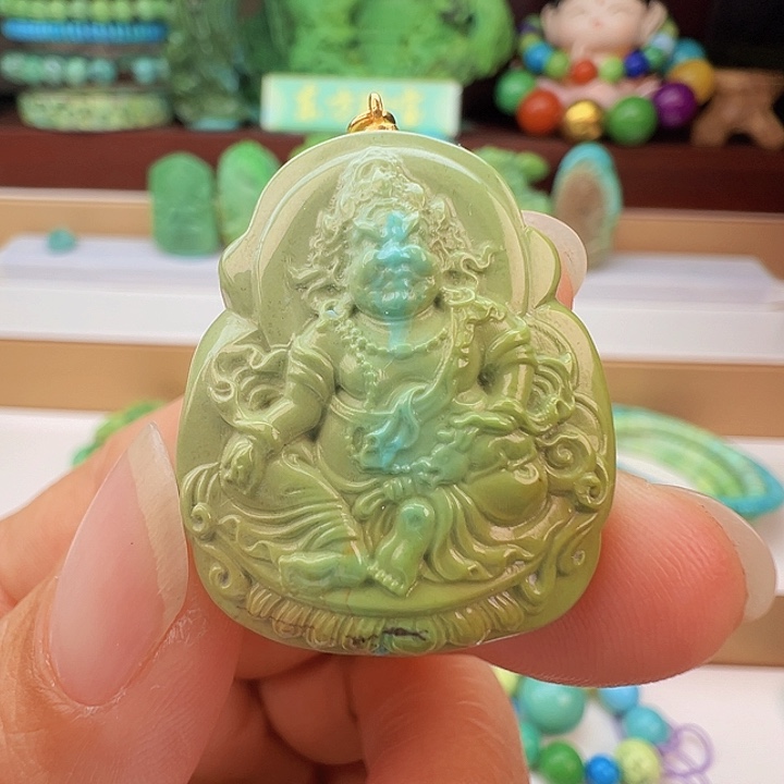 未镶嵌绿松石项链