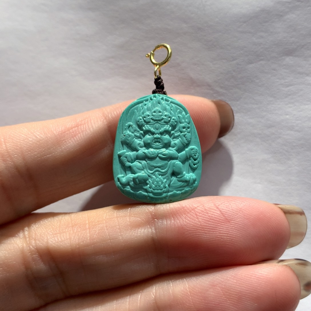 未镶嵌绿松石吊坠