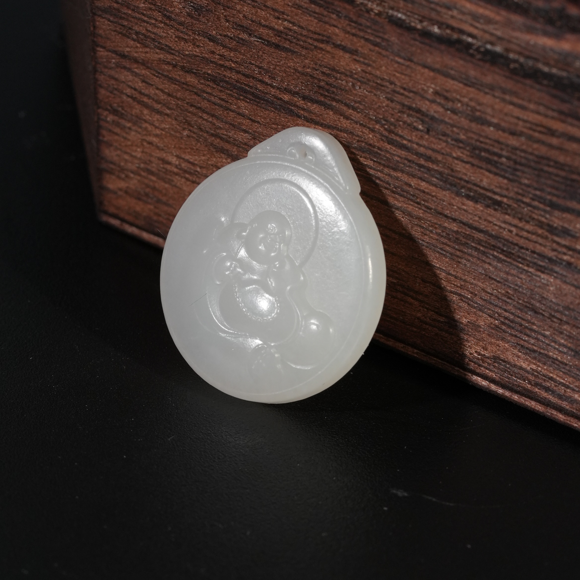 【普陀山欢喜】和田玉吊坠（发货多样性一件）G34070