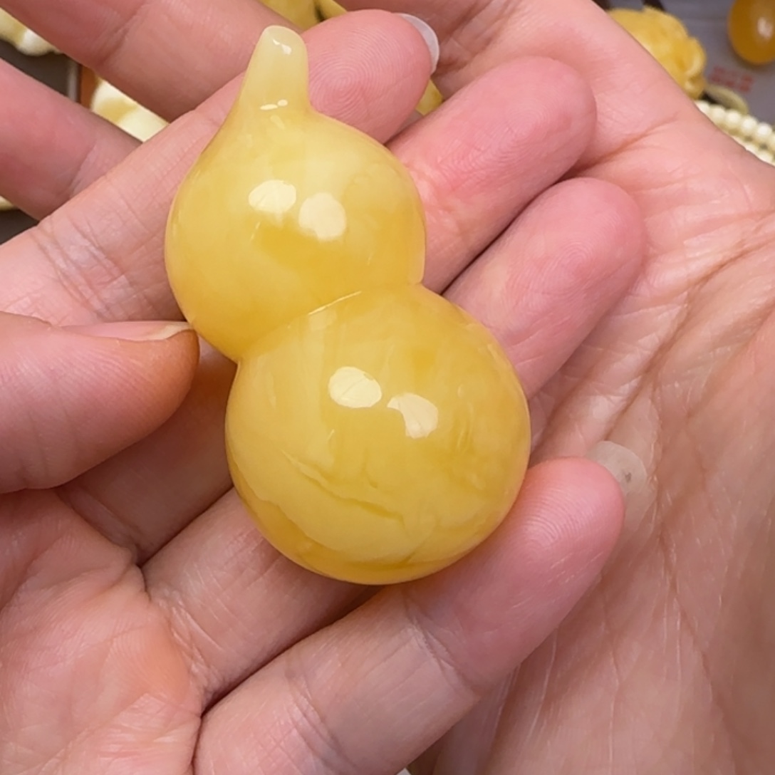 蜜蜡颈饰未镶嵌天然蜜蜡