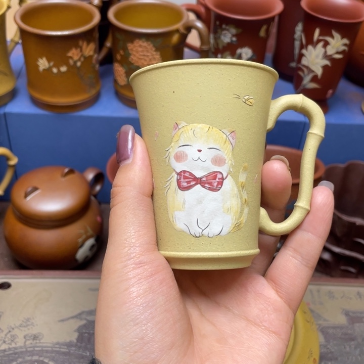 紫砂茶杯紫砂主人杯