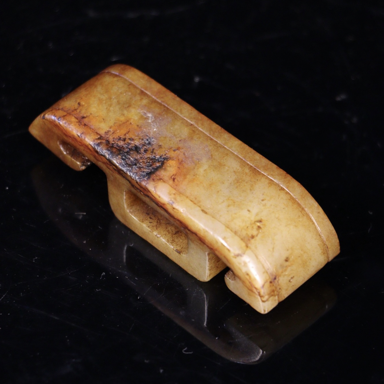 旧藏和田玉玉剑饰挂件藏品100137