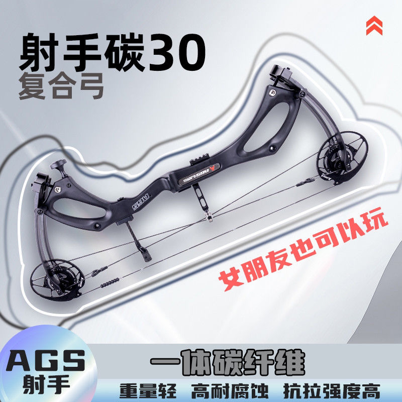 碳30复合弓成年射箭护农高精度射击弓箭体育器材