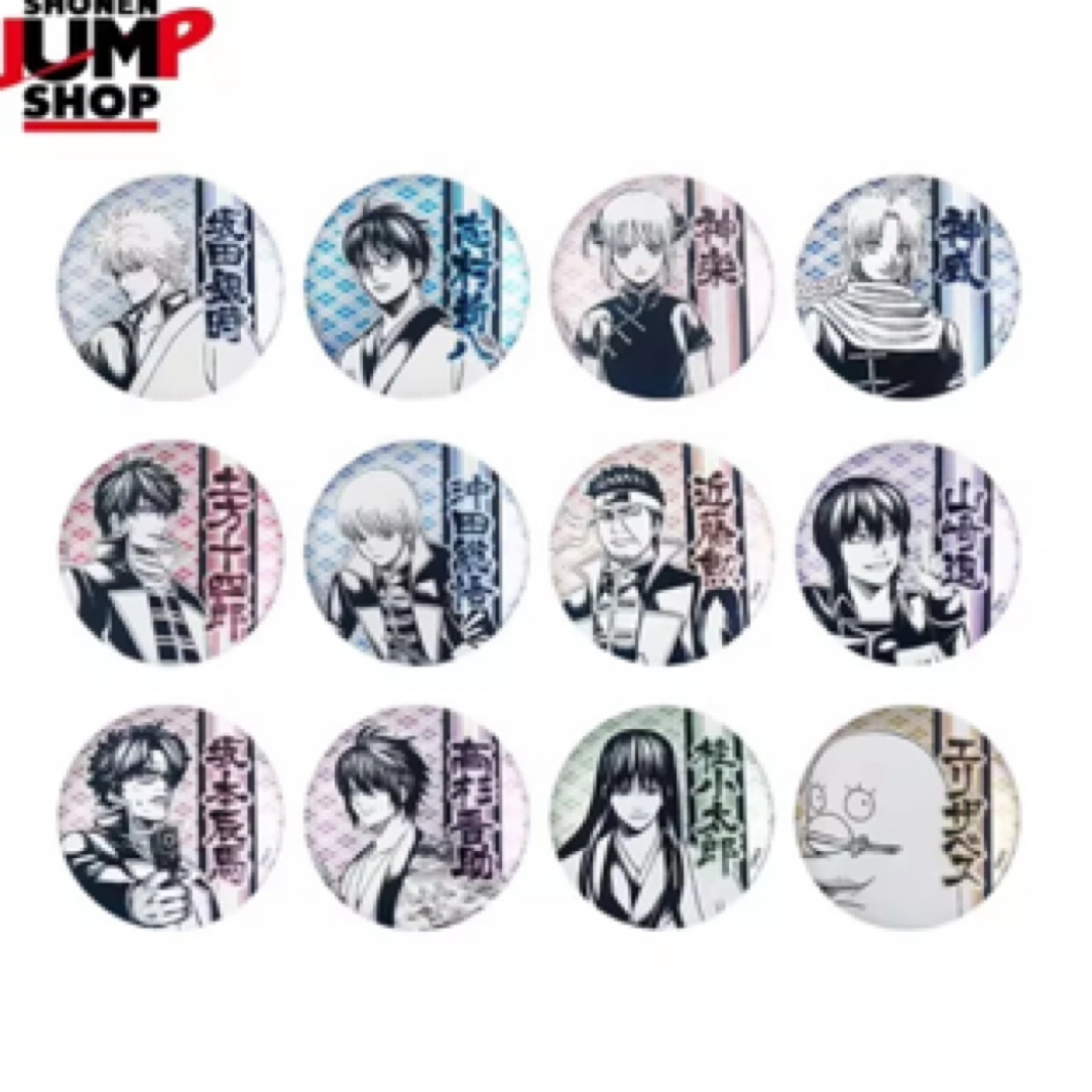 【银魂】js原画烫金js浮雕吧唧jump shop正版现货徽章（代拆）