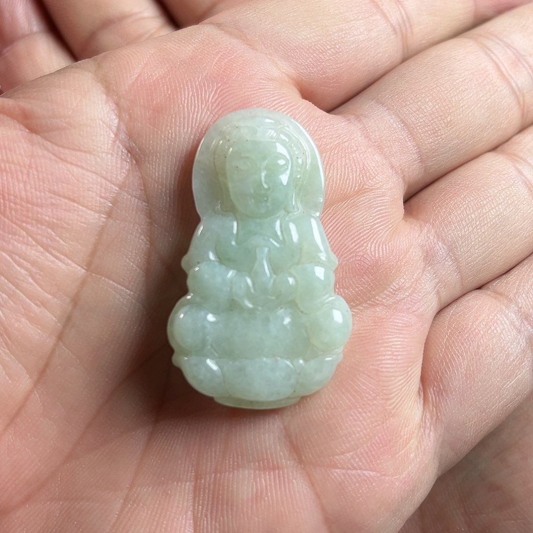 【闪购商品】翡翠颈饰未镶嵌观音