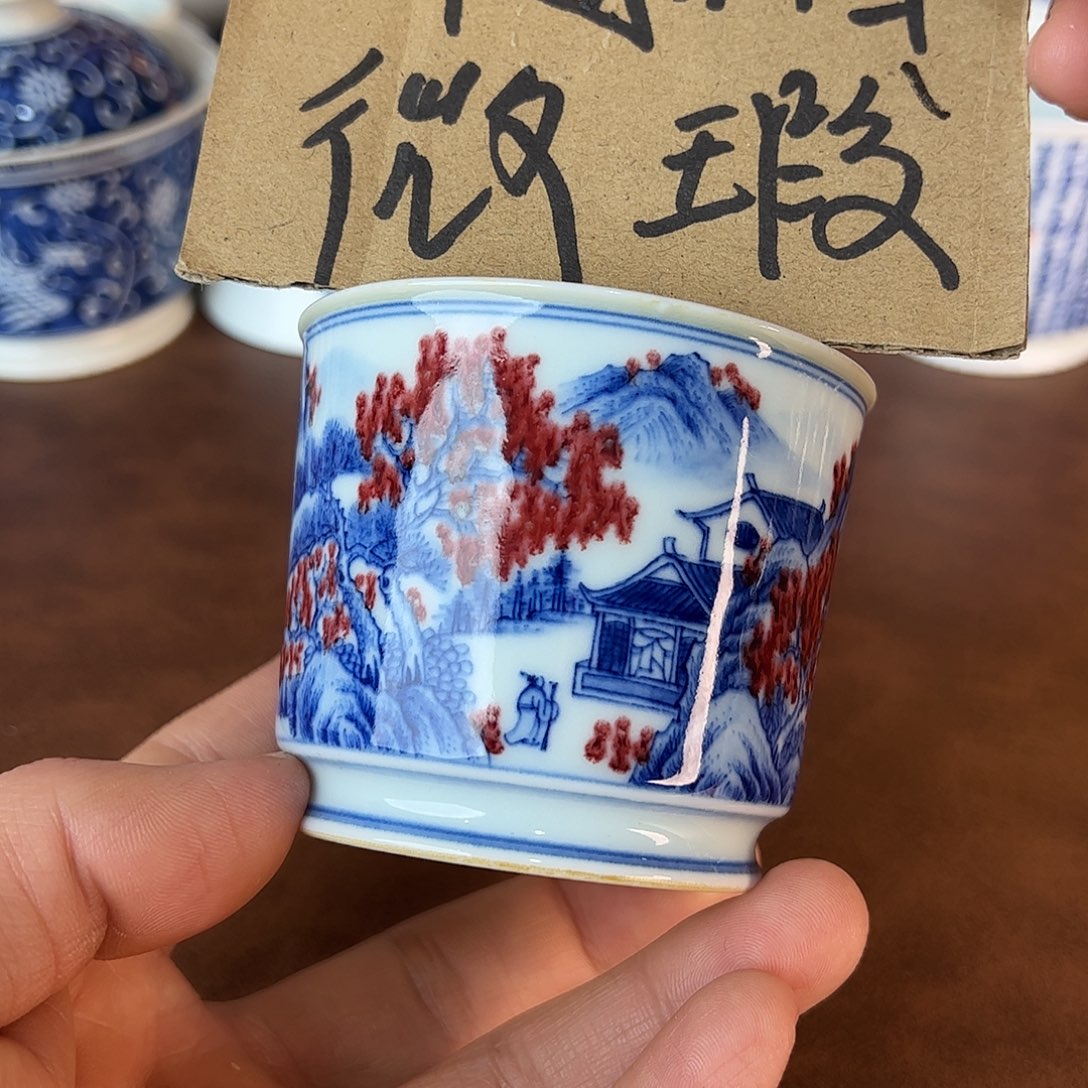 杯景德镇全手工手绘陶瓷